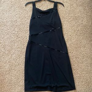 Black cocktail dress